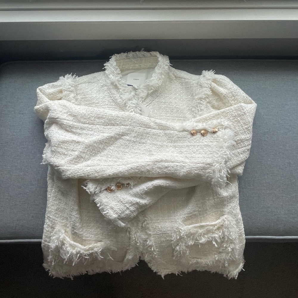 A Loves A Elegant Off White Jacket